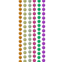 Glow Mardi Gras Bead Necklaces
