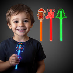 Christmas Glow Wands Retail Counter Display