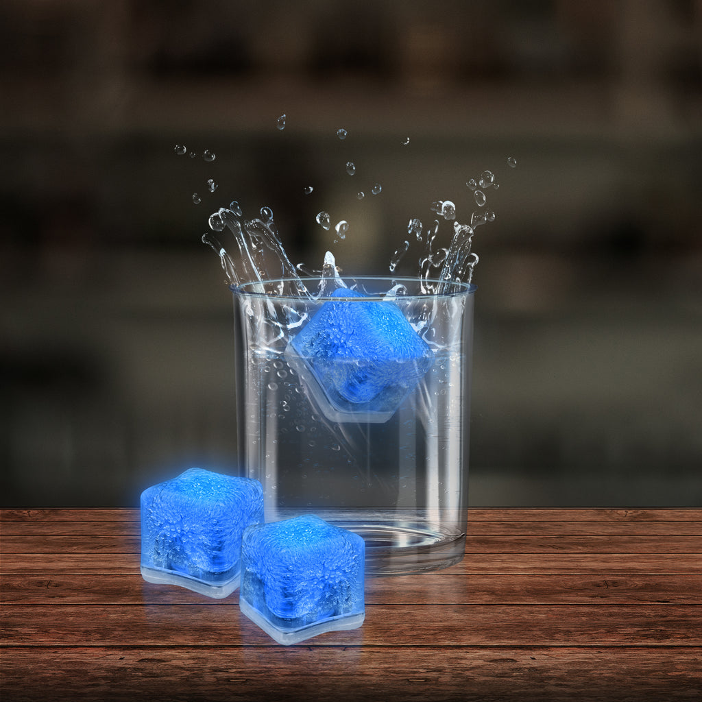 Blue LED and Light - Up Ice Cubes - 12 Pack – Windy City