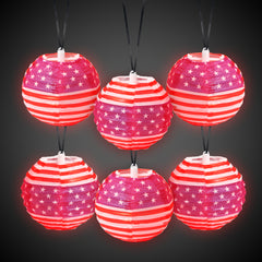 Patriotic Glow Lanterns Retail Display