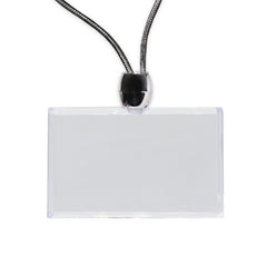 Amber LED Rectangle Pendant Necklaces
