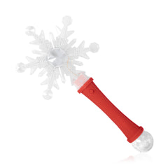 LED Snowflake Disco Ball 10" Wands Retail Display