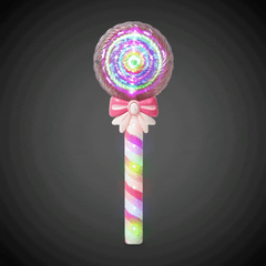 LED Pink Lollipop Wand