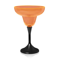 Neon Orange LED 10 oz. Margarita Glass