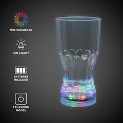 LED Multi-Color 12 oz. Glass