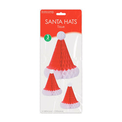 Tissue Santa Hats