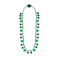 St. Patrick's Day LED Shamrock Necklaces Retail Display