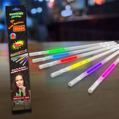 Assorted Colors 9" Glow Straws