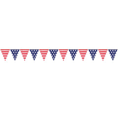 Stars & Stripes Pennant Banner