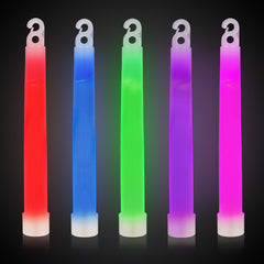 Assorted Color 6" Premium Glow Sticks