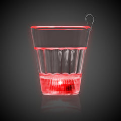 LED Red 2 oz. Shot Glass with Clip