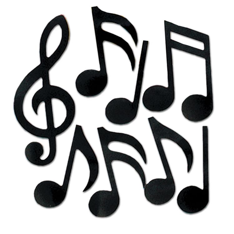 Foil Music Notes