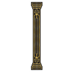 Roaring 20's Art Deco 6' Column