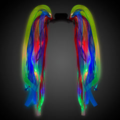 LED Rainbow Dreads Headband