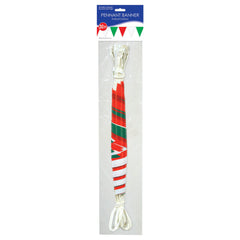 Red, White & Green Pennant Banner