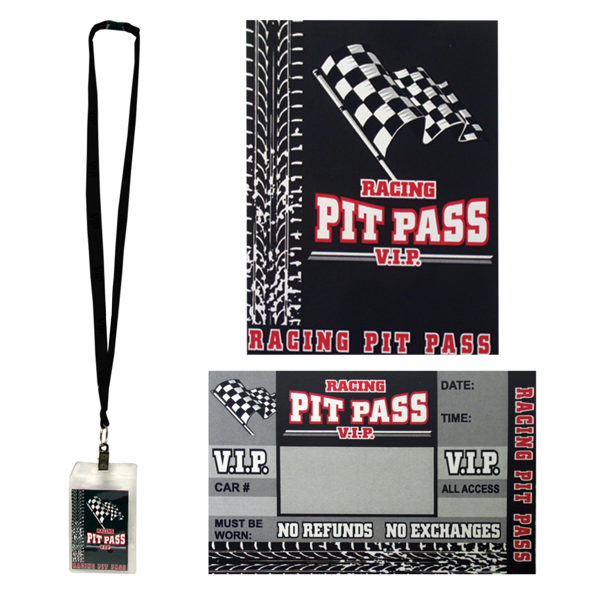 Pit Patch Racing Racing Pit Pass Lanyard – Windy City Novelties