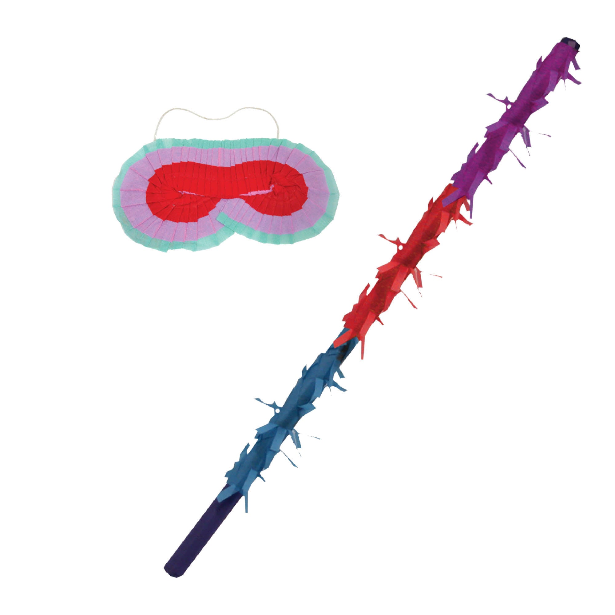 Pinata Bat and Mask Set | Pinata Mask and Stick – Windy City Novelties