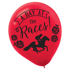 Derby Day 12" Latex Balloons