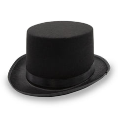 Black Felt Top Hat