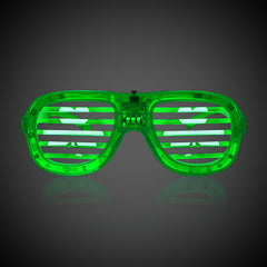 LED St. Pat's Shamrock Slotted Shades