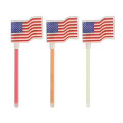Patriotic Glow USA Flags Retail Counter Display