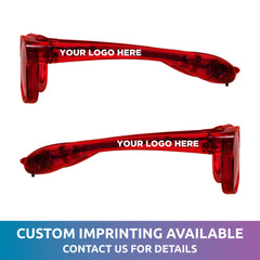 Red LED Retro Sunglasses