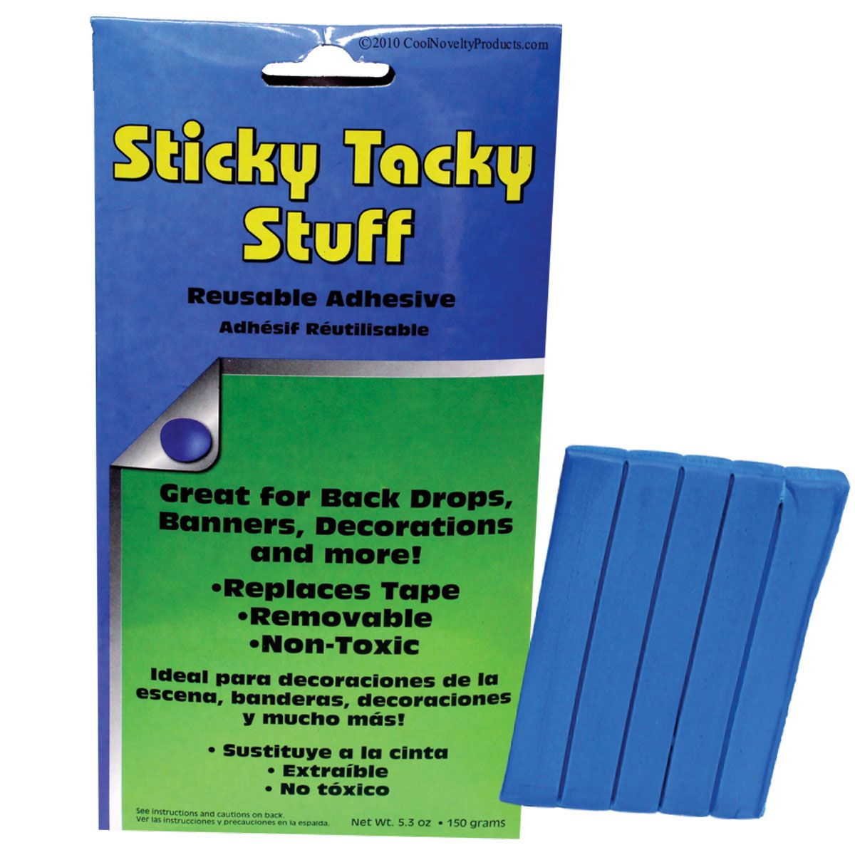 Blue Sticky Tack | Sticky Putty for Walls | Windy City Novelties