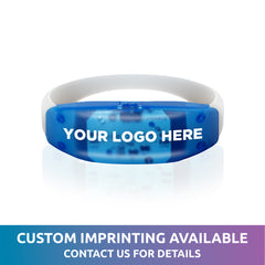 LED Sound-Activated Blue Stretchy Bracelet