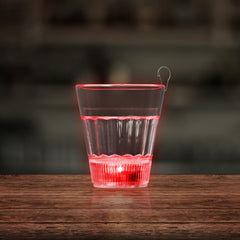 LED Red 2 oz. Shot Glass with Clip