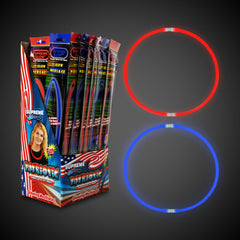 Patriotic Glow Necklaces Retail Counter Display