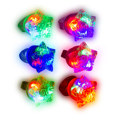 LED Love Star Jelly Rings