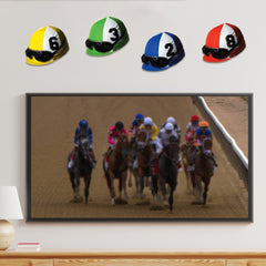 Horse Racing Jockey Helmet Cutouts