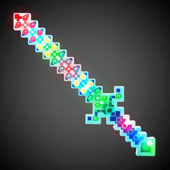 LED Blue Pop It Pixel Sword