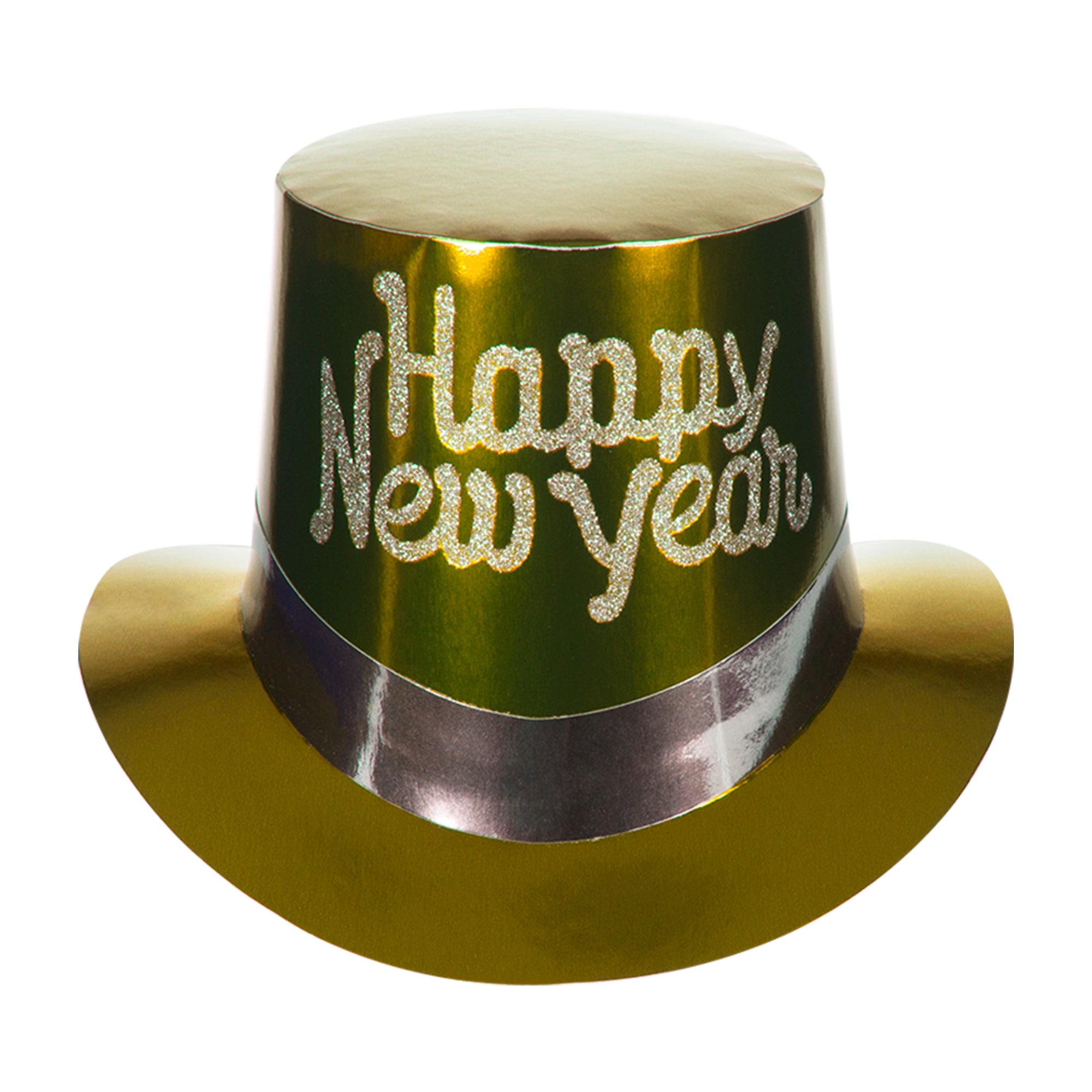 New Years Party Metallic Color Top Hats – Windy City Novelties