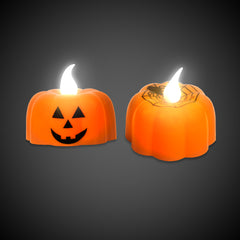 LED Halloween Pumpkin Candles Retail Counter Display
