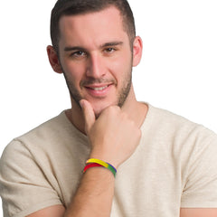 Rainbow Silicone Bracelets