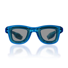 Blue LED Retro Sunglasses