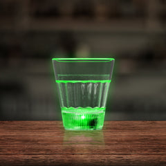 LED Green 2 oz. Shot Glass