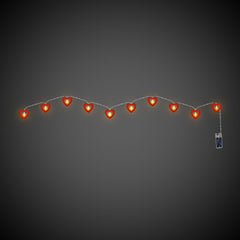 LED Heart String Lights Retail Display