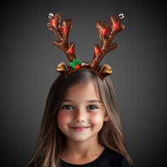LED Reindeer Antlers Headbands Retail Display
