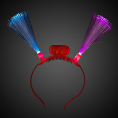 LED Fiber Optic Headbands