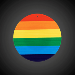 LED Rainbow Pride Medallion