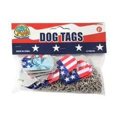 Patriotic Dog Tag Pendant Necklaces