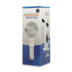 LED Black & White Rechargeable Fan