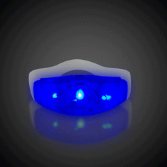 LED Blue Stretchy Bangle Bracelet