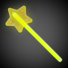 Yellow Star Glow Wand