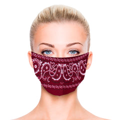 Maroon Cotton Bandanas
