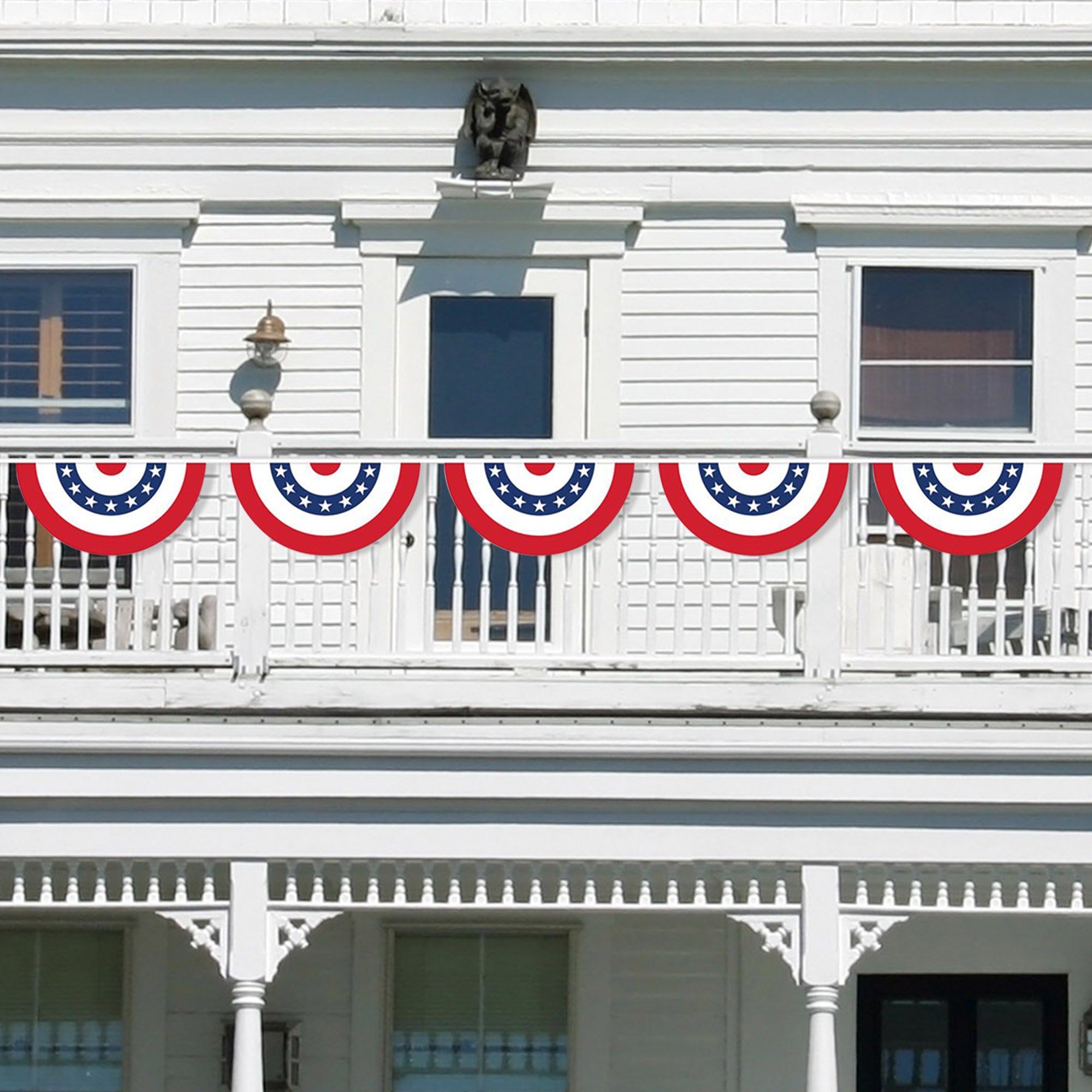 American Flag Bunting Patriotic Banner for Porch & More – Windy City ...