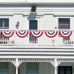 American Flag Bunting Banner
