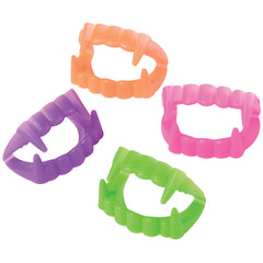 Neon Vampire Teeth Value Pack